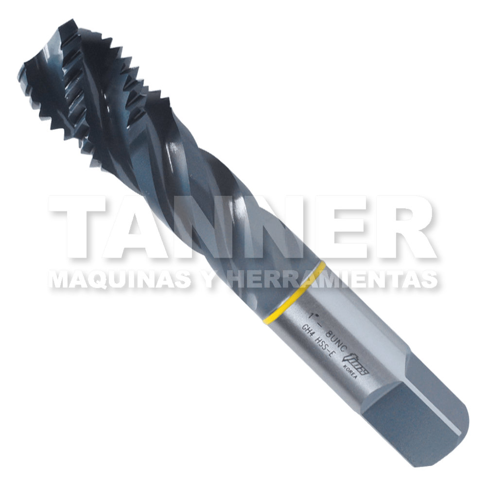 MACHUELO HELICOIDAL HSS 1-8 H3 4F