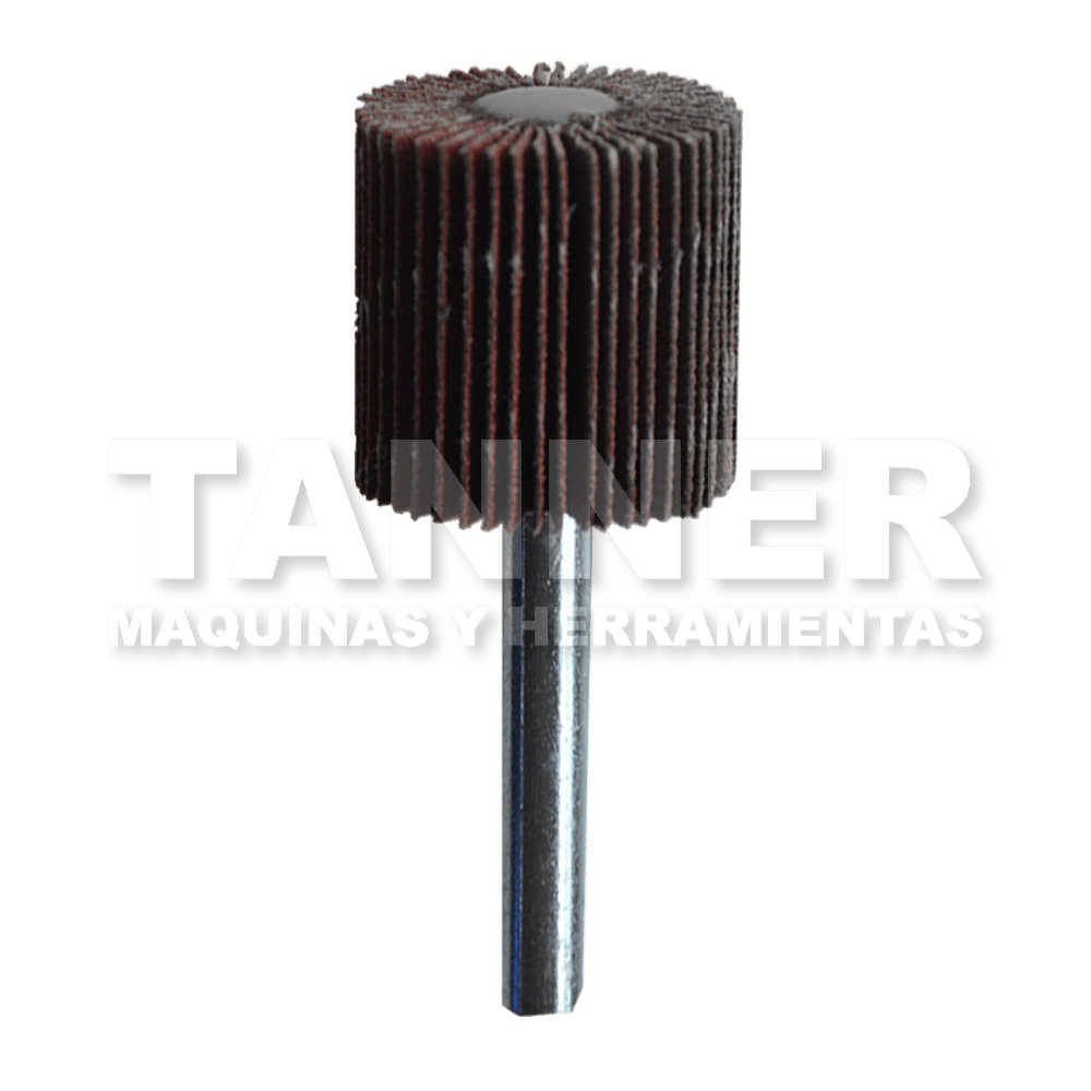 RUEDA FLAP CON VASTAGO GRANO 60 25x25x6.4 WM60