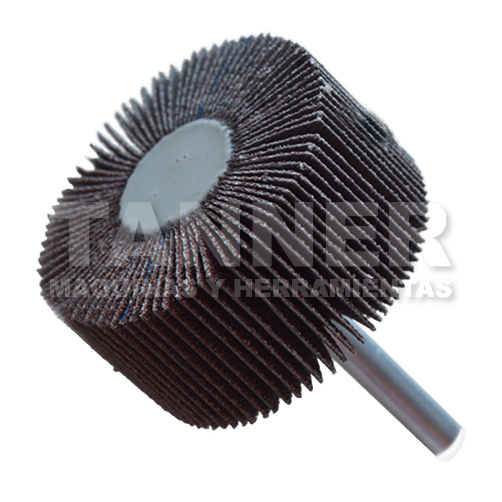 RUEDA FLAP CON VASTAGO GRANO 60 50x25x6.4 WF60