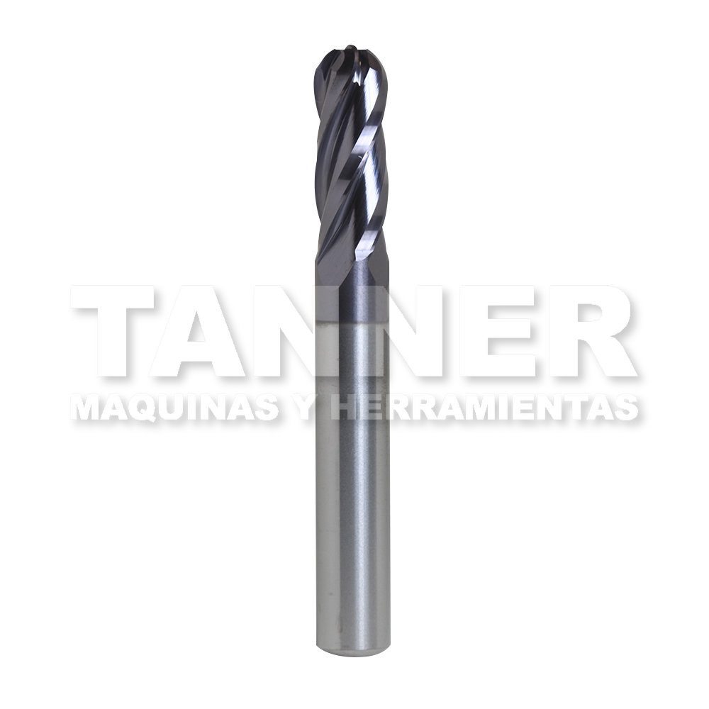 CORTADOR CARBURO BOLA 5/16X13/16X2-1/2 4F TIALN