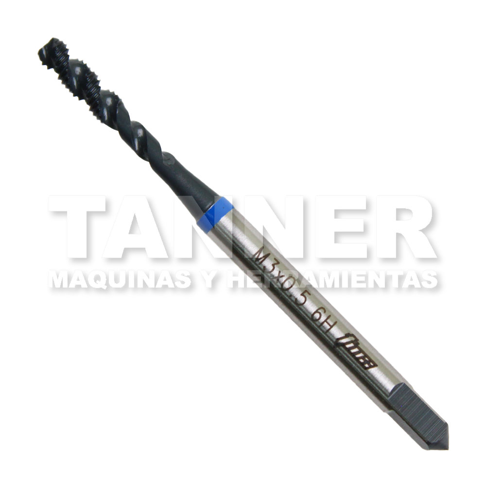 MACHUELO HELICOIDAL HSS-E M3X0.5 3F D3