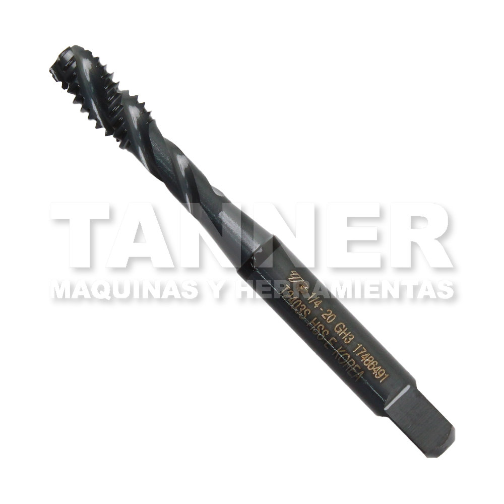 MACHUELO HELICOIDAL HSS 1/4-20 UNC 3F H3