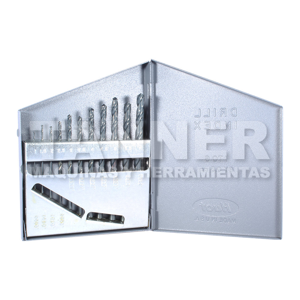 JUEGO BROCAS MILIMETRICO 1.0-6.00MM 11PZ