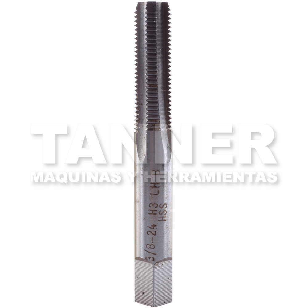 MACHUELO IZQUIERDO RECTO HSS 3/8-24 4F H3