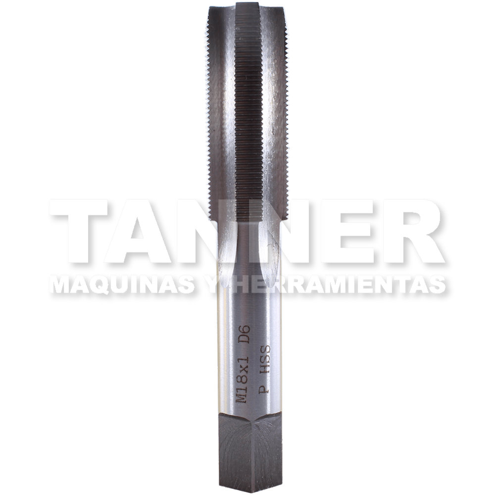 MACHUELO SEMICONICO HSS M18X1.0 4F D6