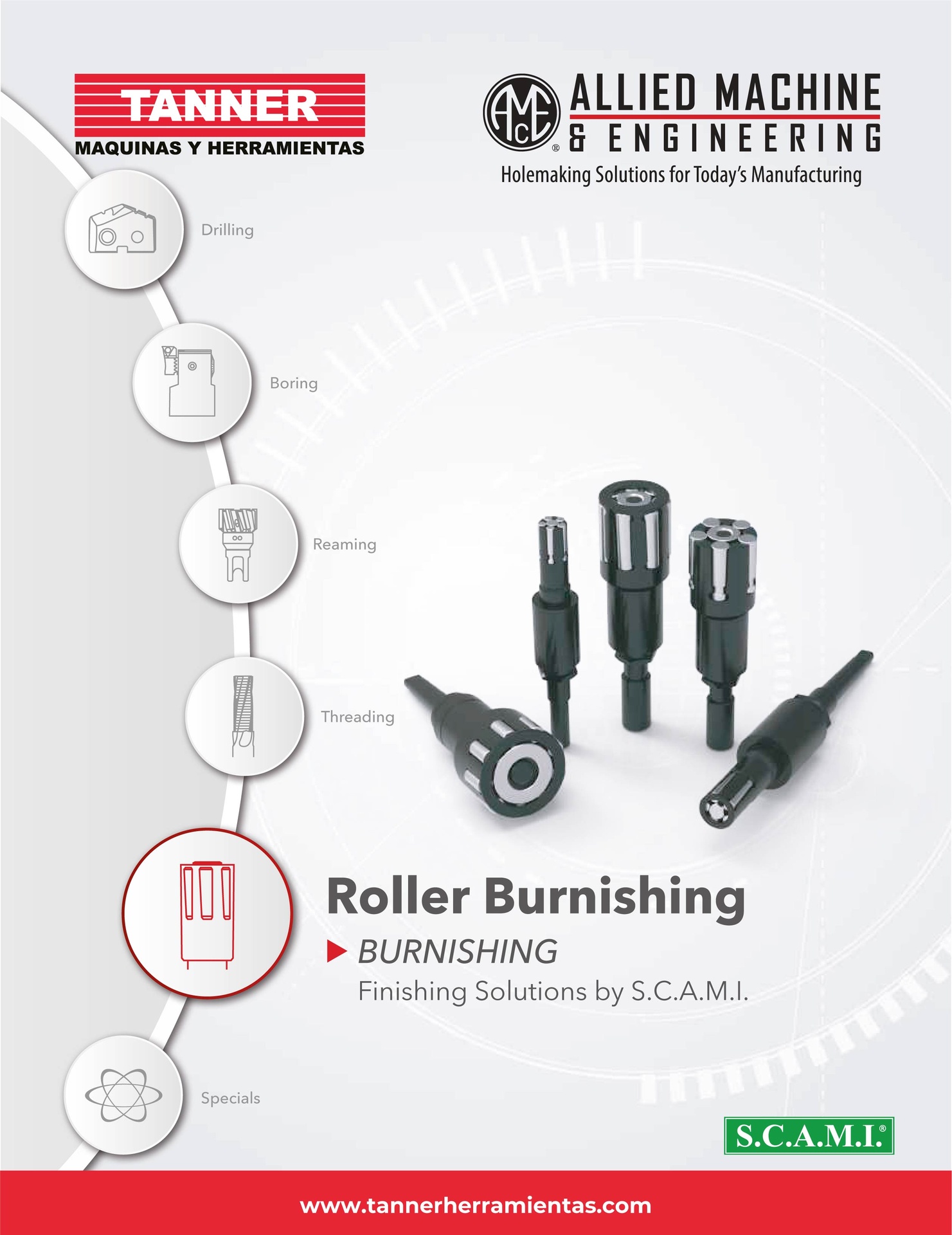 Bruñido: S.C.A.M.I.® Roller Burnishers
