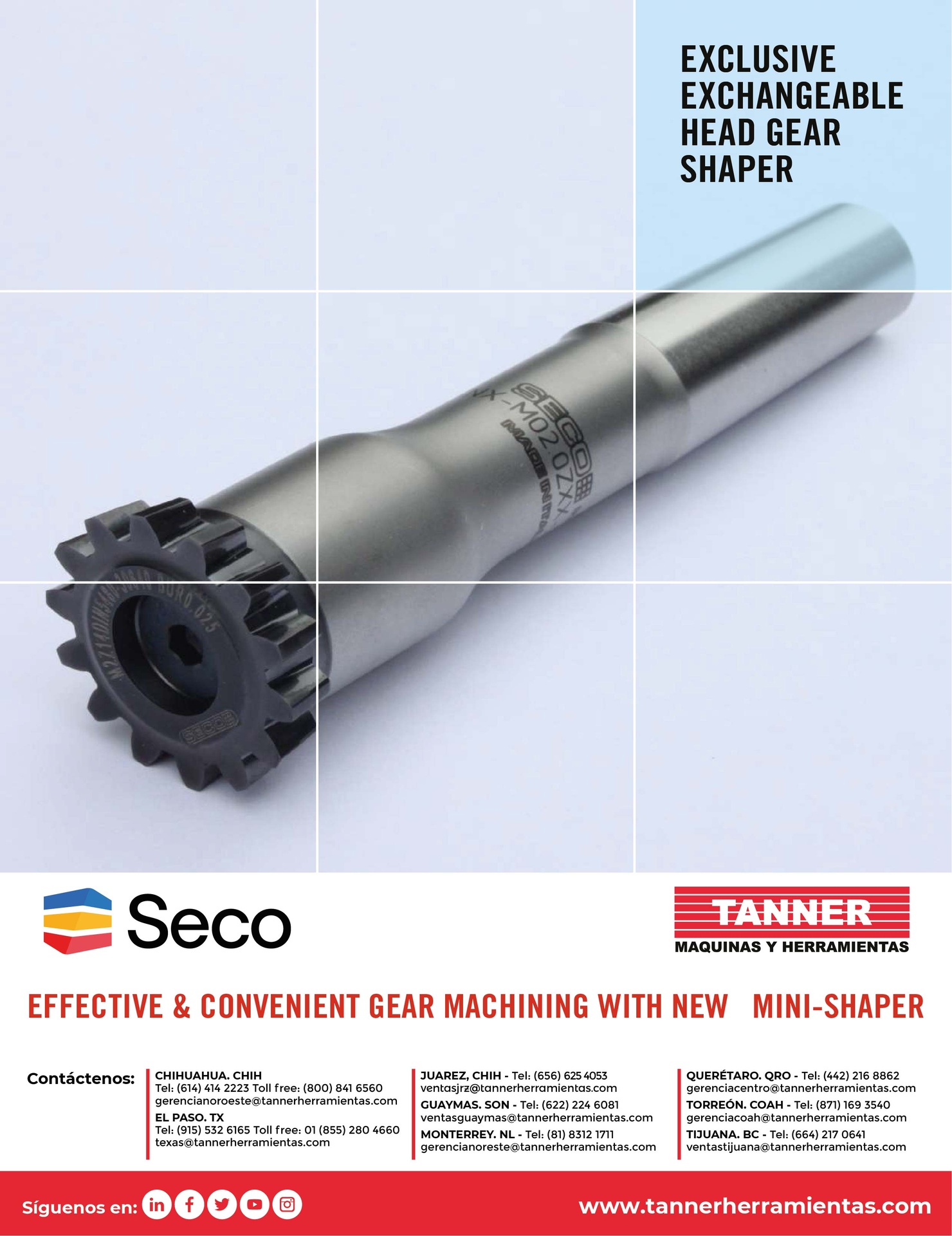 Exclusive Exchangeable Head Gear Shaper