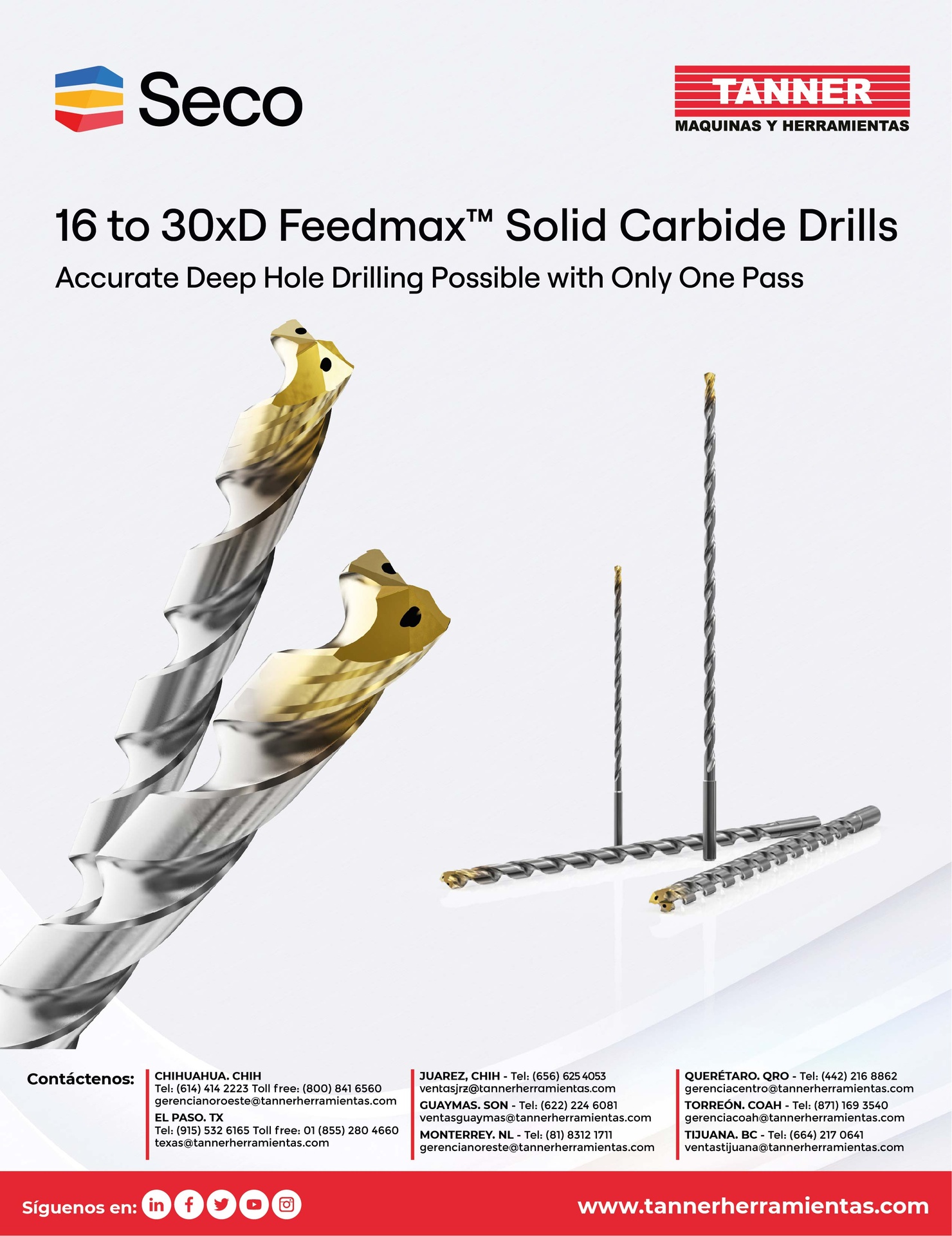 Feedmax Solid Carbide Drills