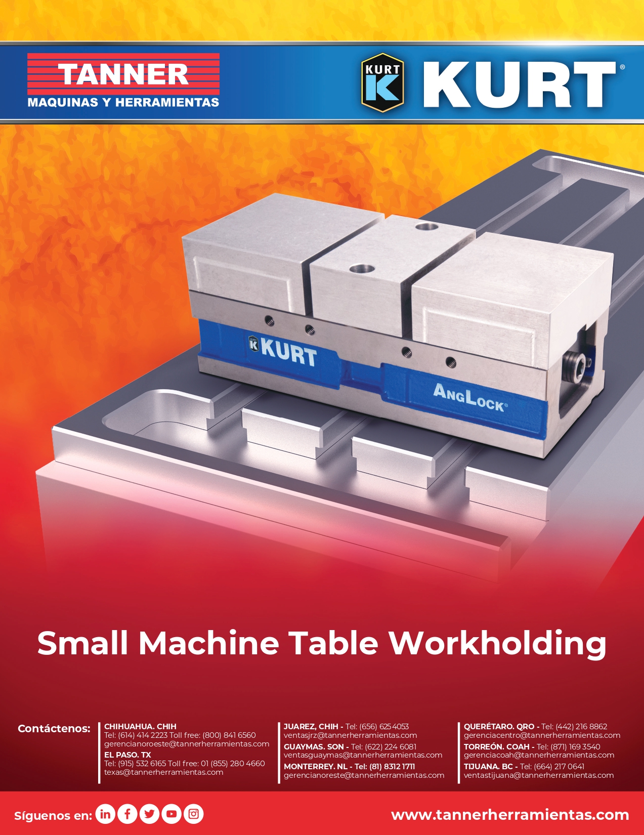 Kurt Small Machine Table Workholding