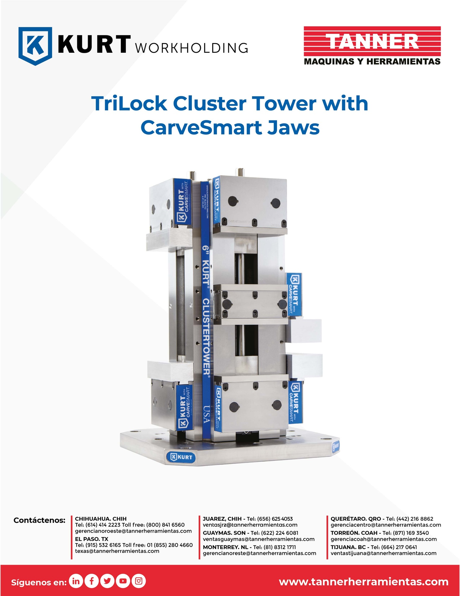 TriLock Cluster Tower with CarveSmart Jaws
