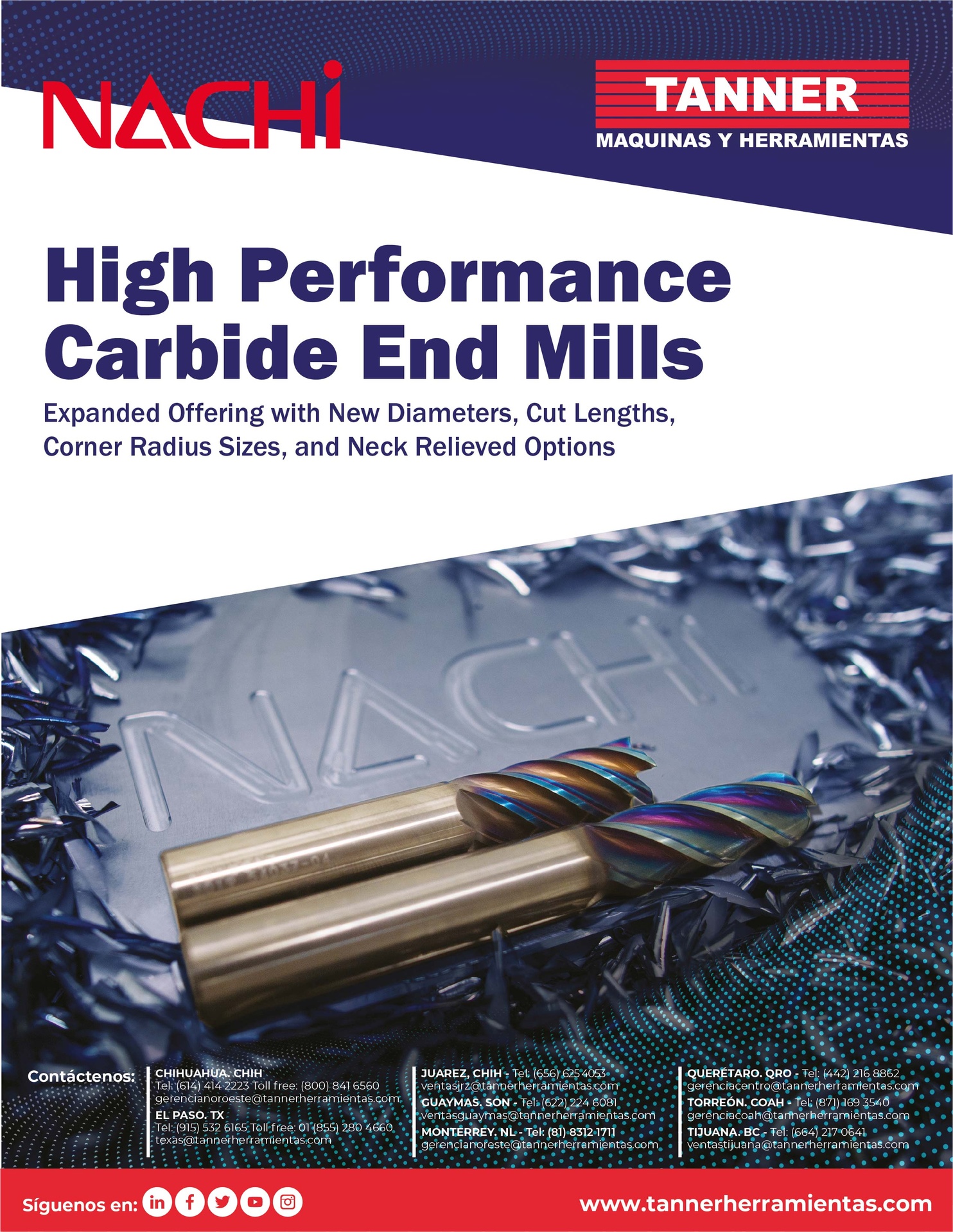 High Performance Carbide End Mills