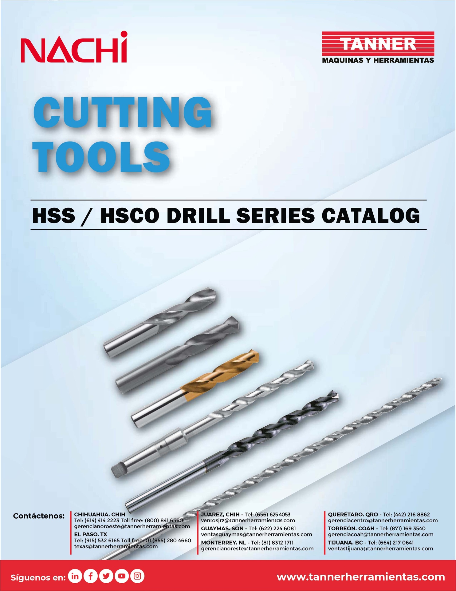 Herramientas de Corte HSS - HSCO Drill Series